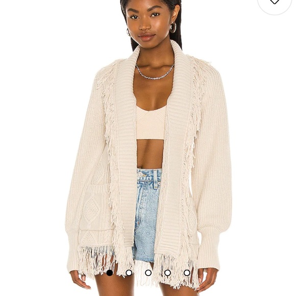 Jonathan Simkhai | Sweaters | Jonathan Simkhai Fisherman Knit Fringe  Cardigan | Poshmark